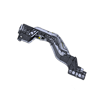 Rear longitudinal beam